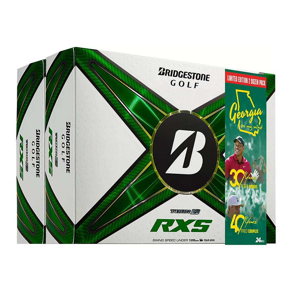 Bridgestone Tour B RXS White Golf Balls - Double Dozen - Maple